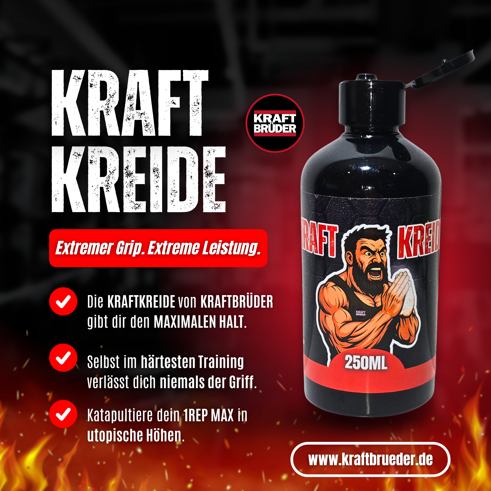 KRAFTKREIDE / Extremer Grip. Extreme Leistung.
